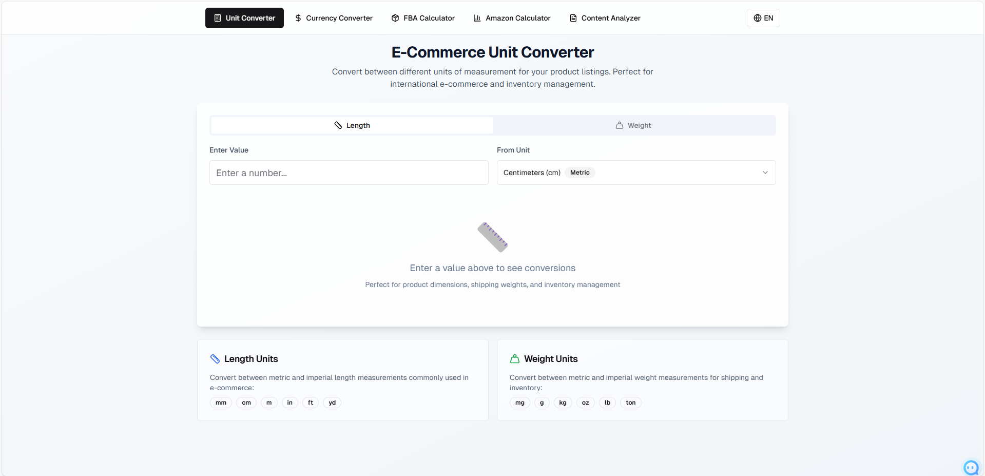 多功能单位转换器